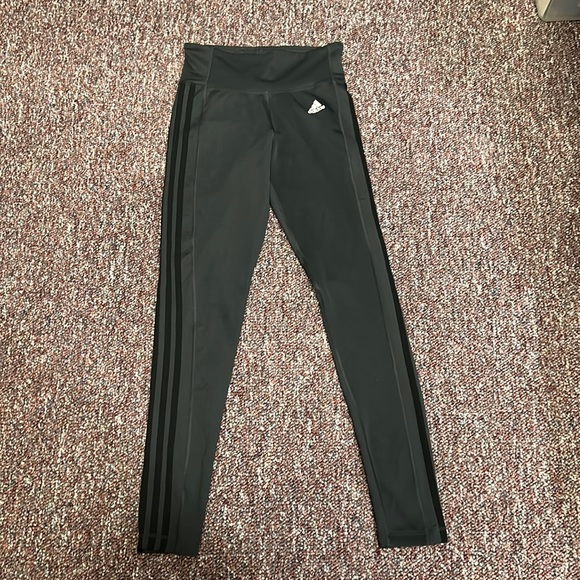 adidas Pants - Adidas Dark gray/black athletic leggings